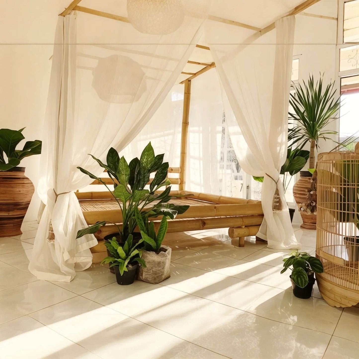 ECO BAMBO Bamboo Bed Upgrade Your Bedroom with a Organic Bamboo Mattress beds Frame