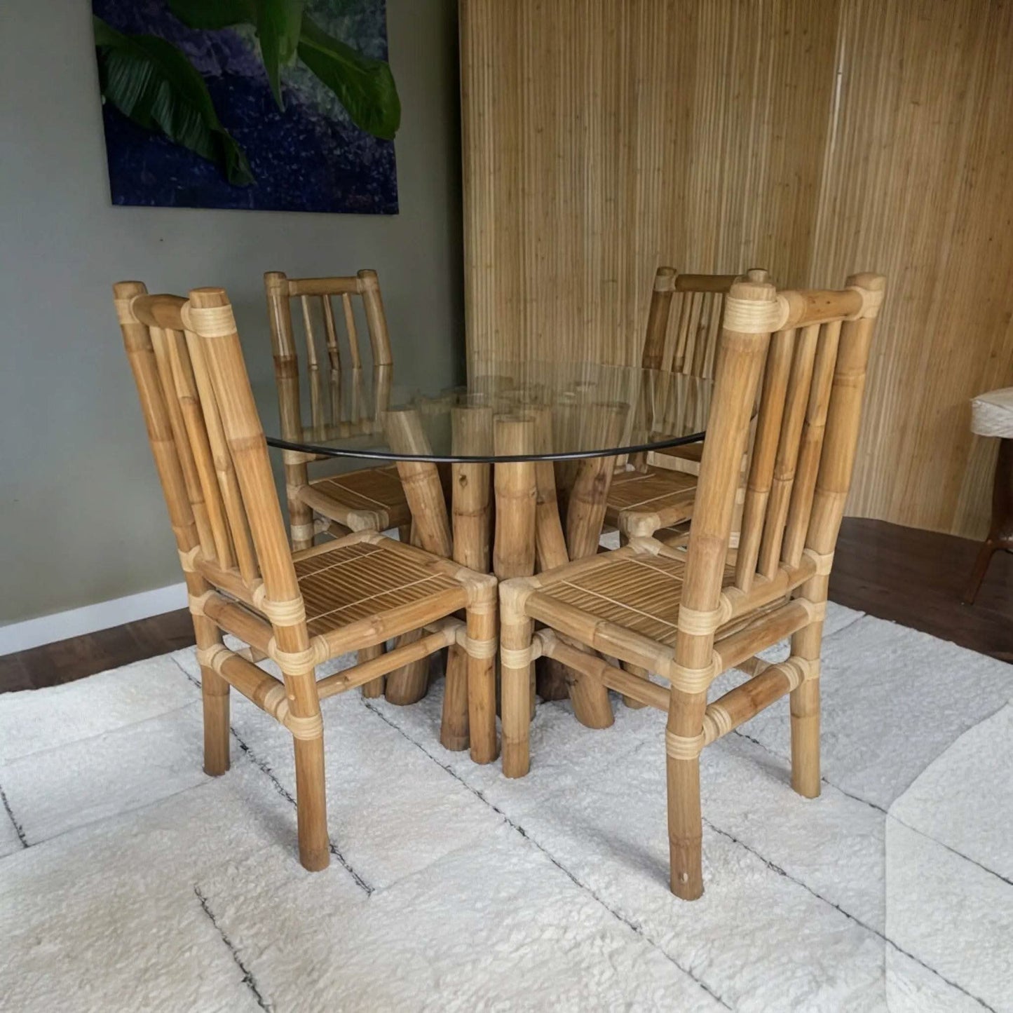ECO BAMBO Bamboo Chairs Bamboo Table And Chair are Versatile Solution for every home