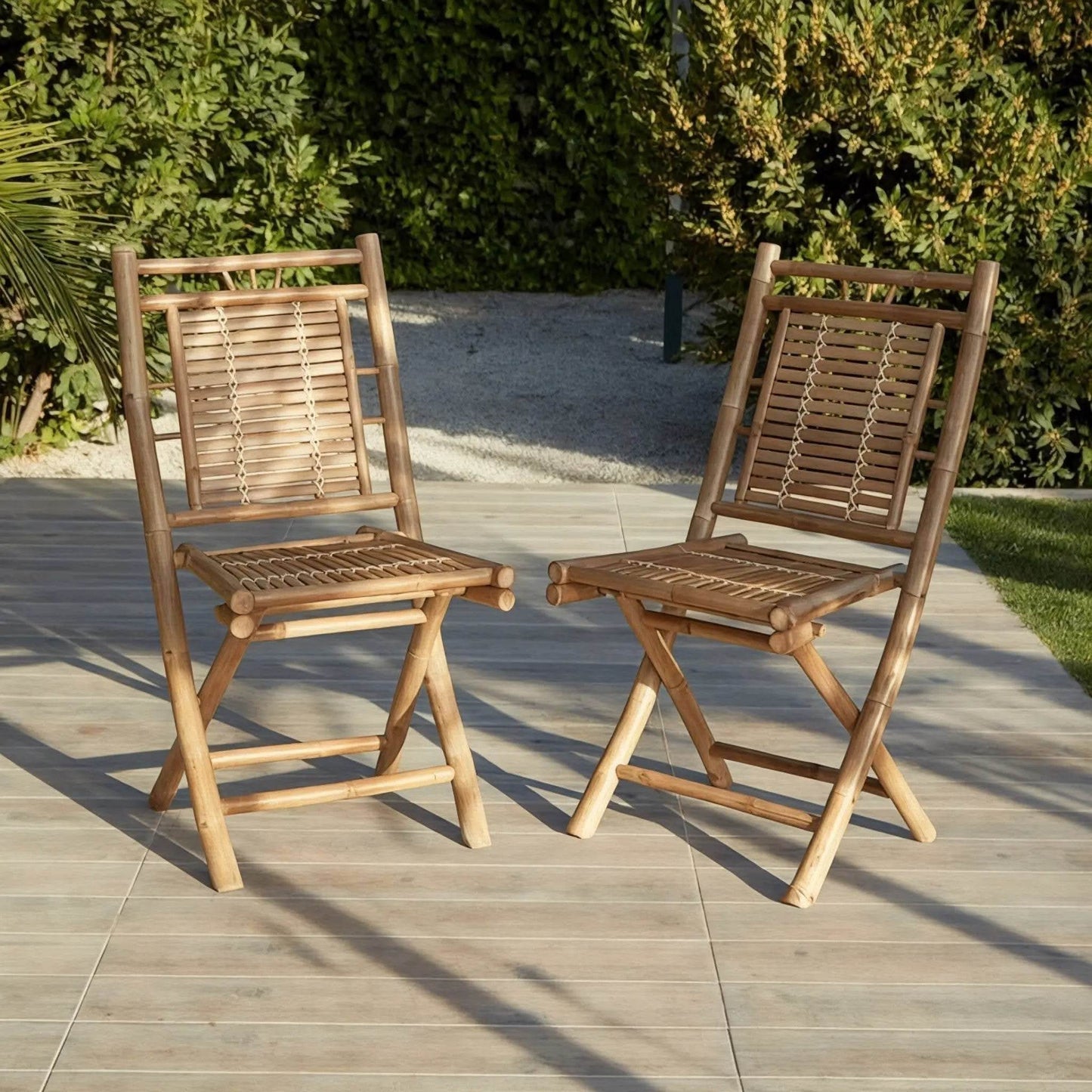 ECO BAMBO Bamboo Chairs Garden ke liye Bamboo Chair – Nature ka Touch!