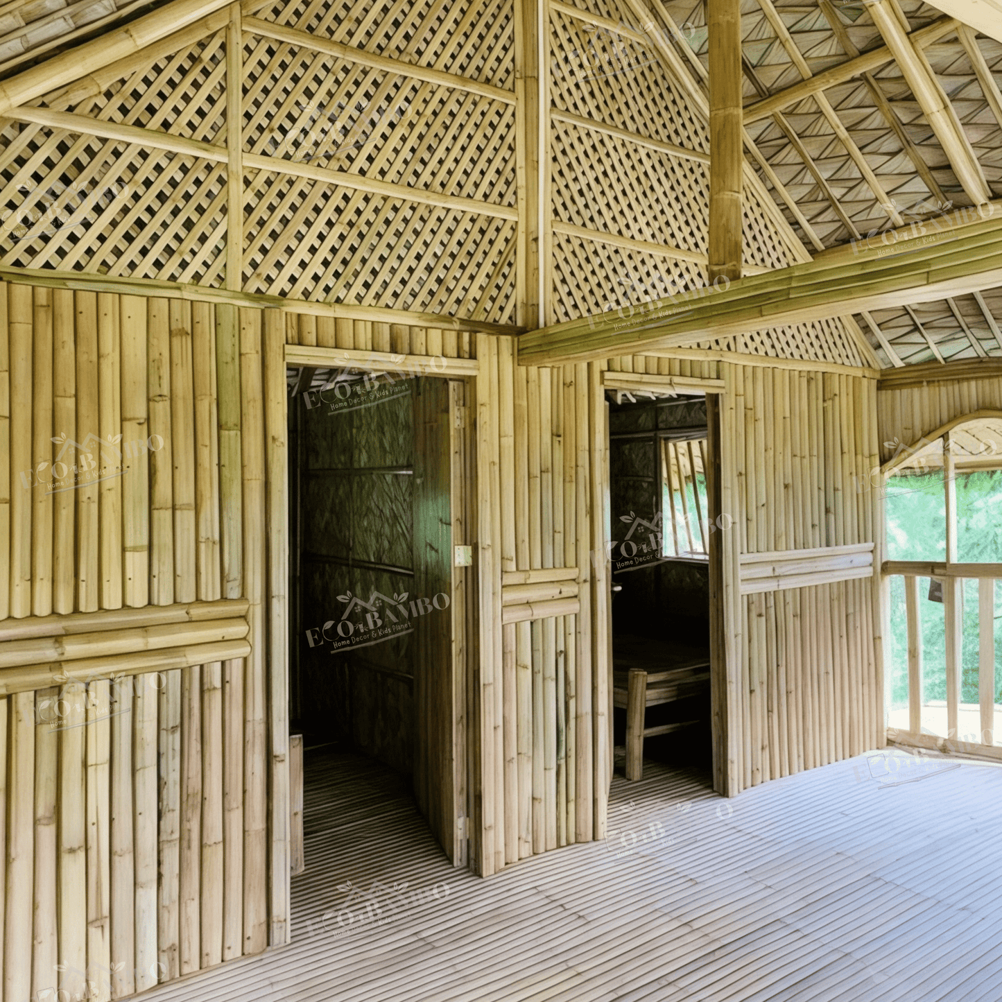 ECO BAMBO Bamboo House Asian Bamboo House for Modern Living experience