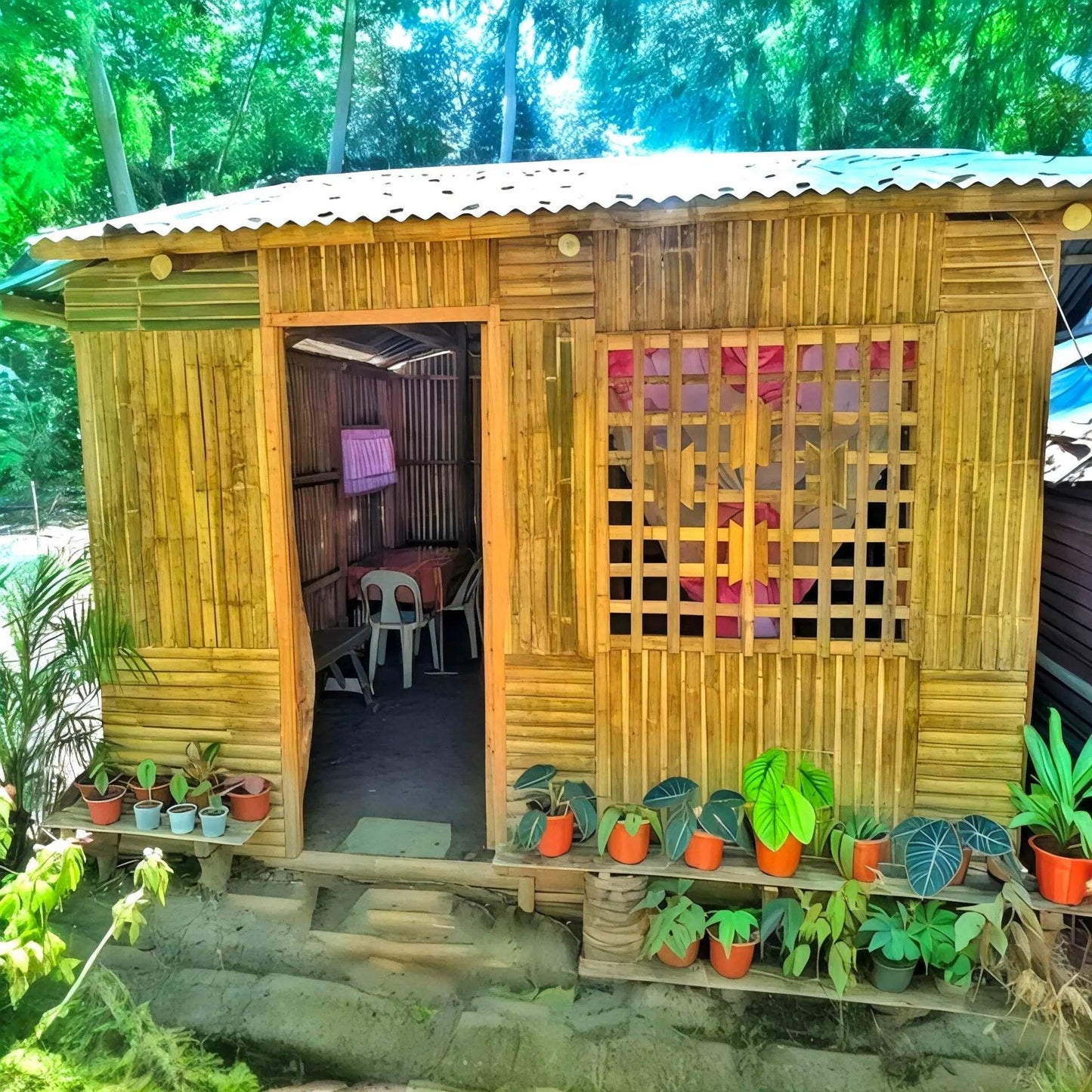 Charming Bamboo Log Cabin – Rustic Design, Eco-Friendly Living, and Cozy Comfort - ECO BAMBO