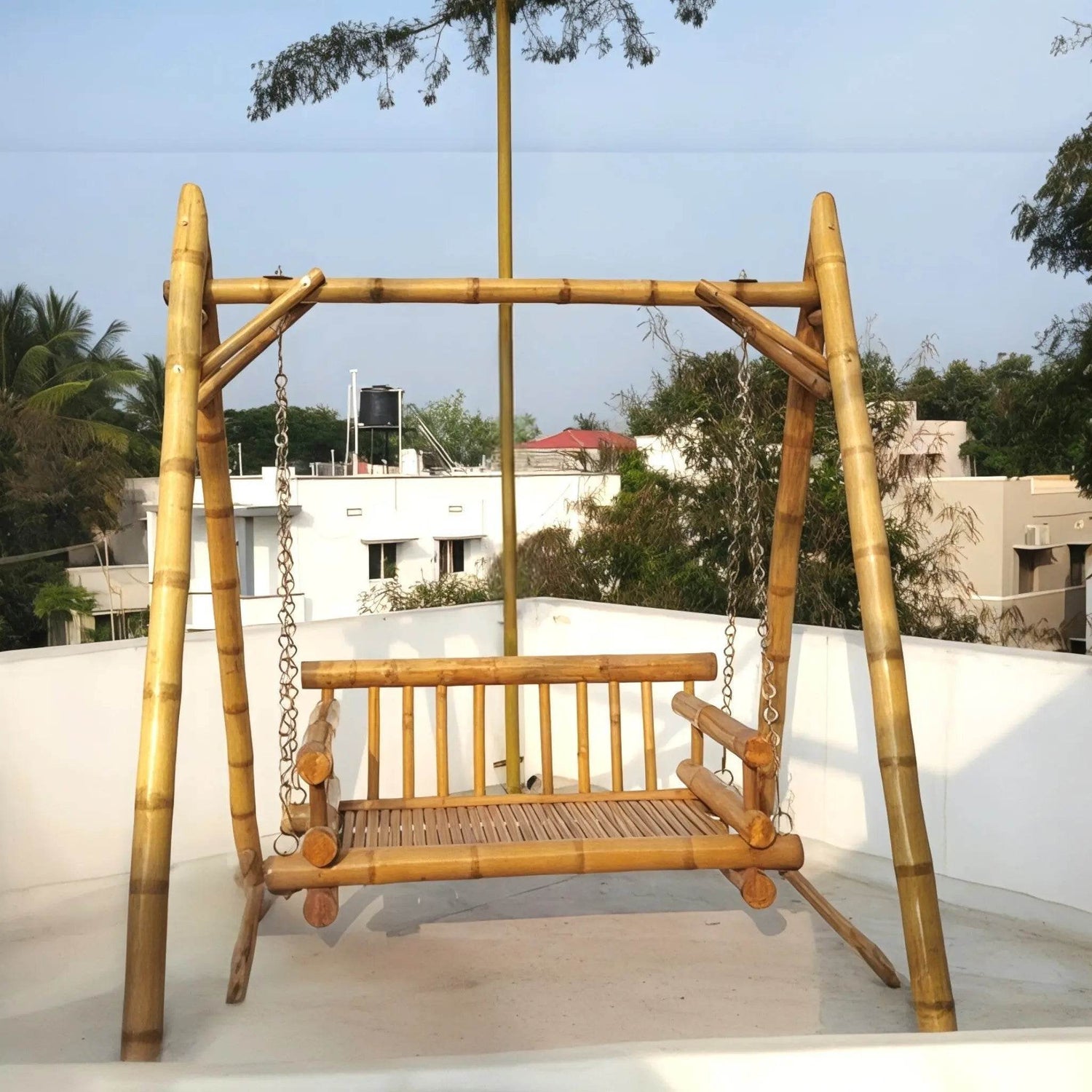 Best Bamboo Hanging Chairs Swing, Garden Swings and Rocking Swings for Every Space - ECO BAMBO