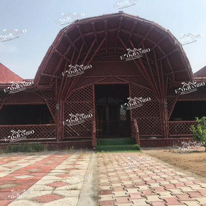 Traditional eco-friendly Bamboo House