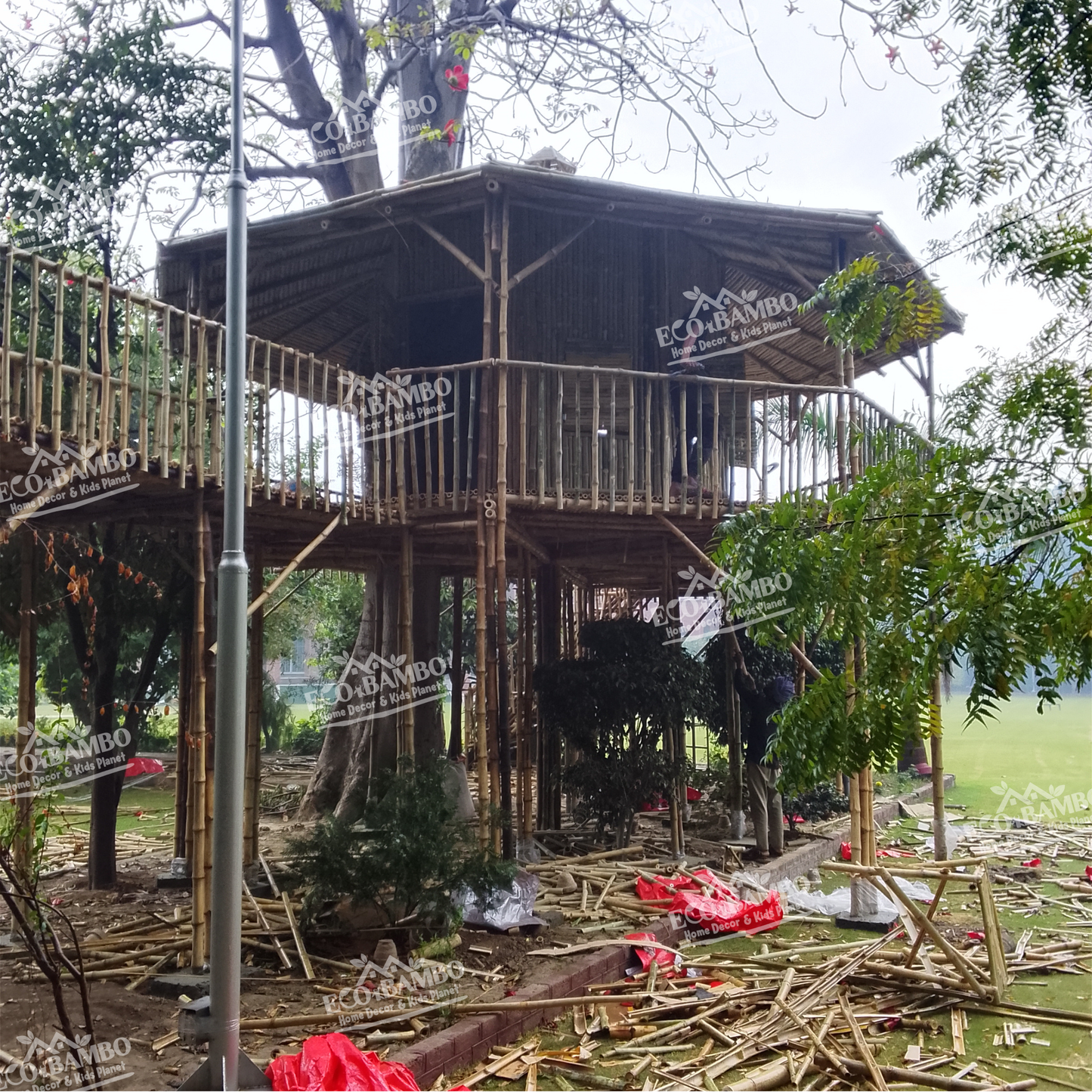 Bamboo Tree House | Eco Friendly Bamboo House | Luxury Outdoor Tree House