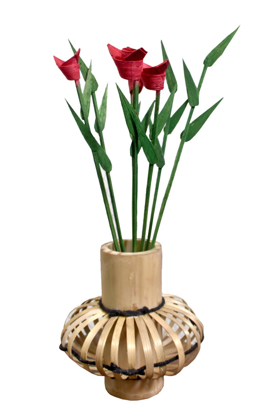 Artificial Bamboo Flower Pot - Versatile Decor for Home, Office, Restaurant, Outdoor, Eventss, Other Events