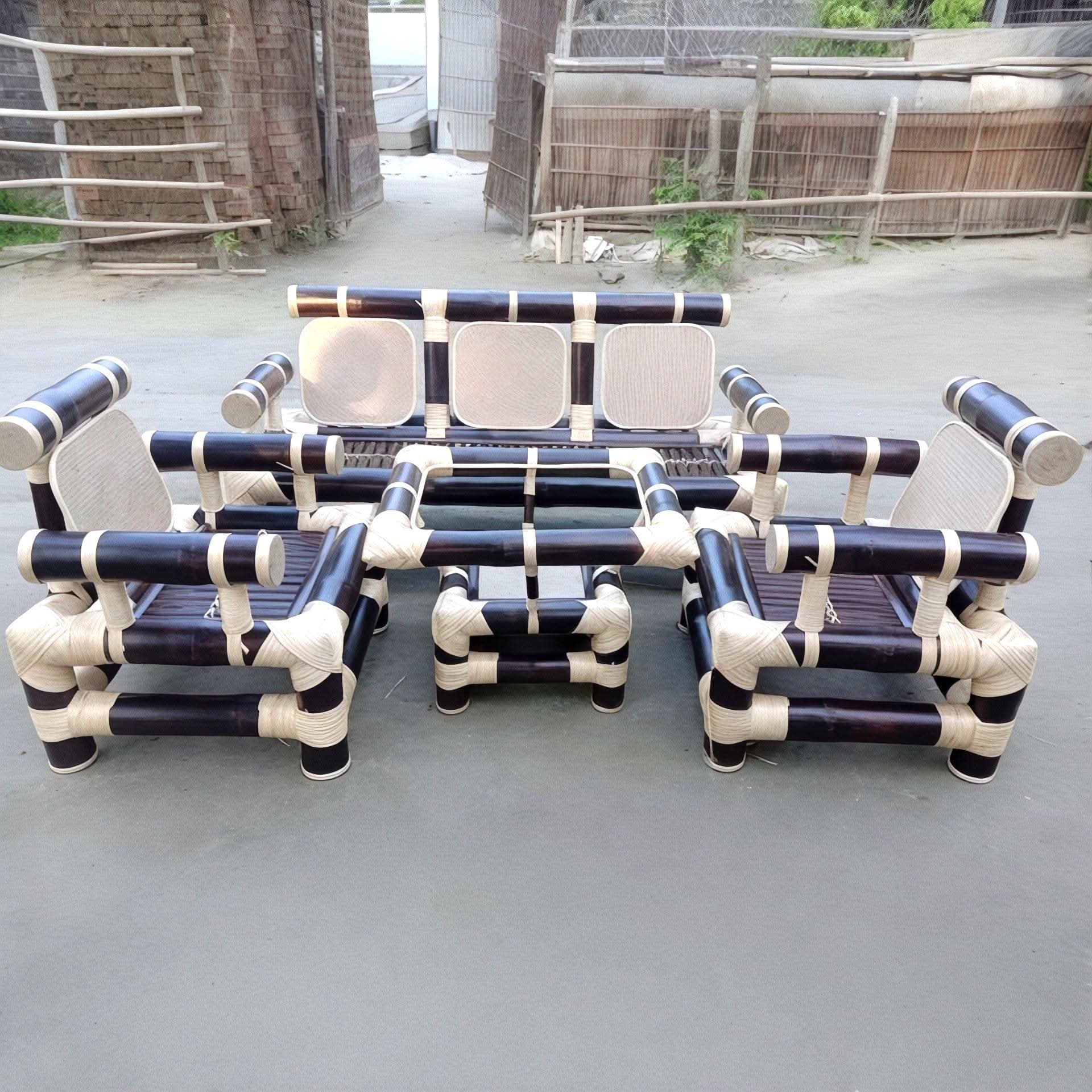 Durable Bamboo modern Sofa Jo Ho Long-Lasting - ECO BAMBO