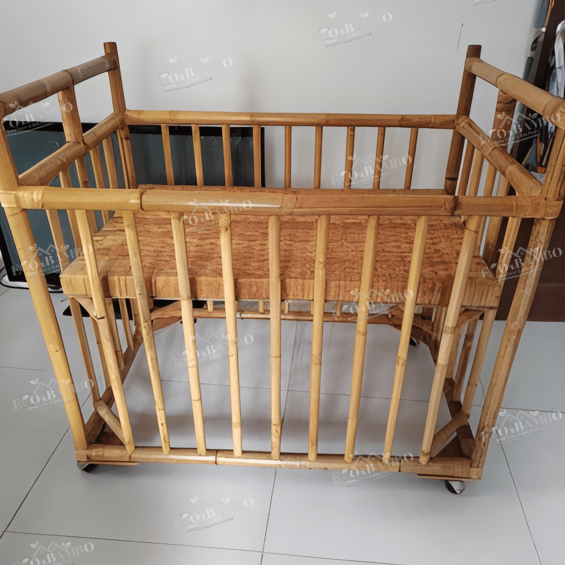 ECO BAMBO Bamboo Baby Bed Bamboo Luxury Kids Crib – Safe, Stylish and comfort