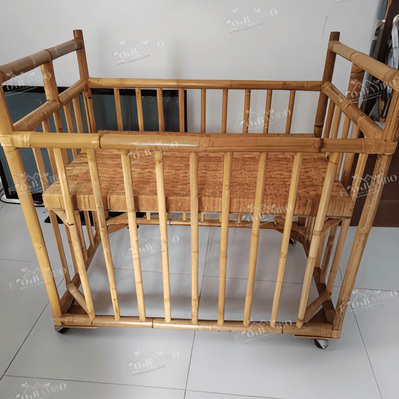 ECO BAMBO Bamboo Baby Bed Bamboo Luxury Kids Crib – Safe, Stylish and comfort
