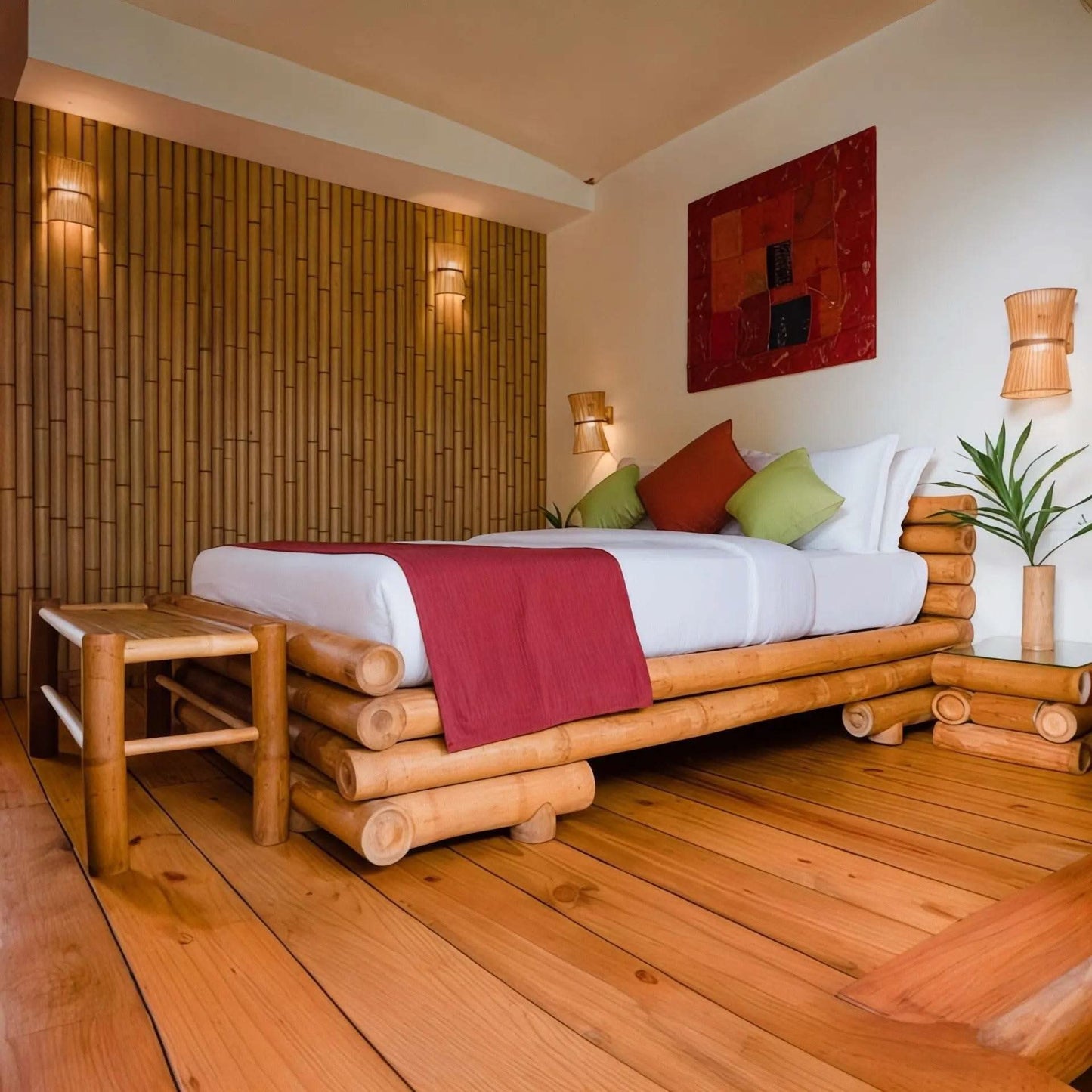 ECO BAMBO Bamboo Bed Bamboo single  Bed for Better Sleep and Sustainable Living