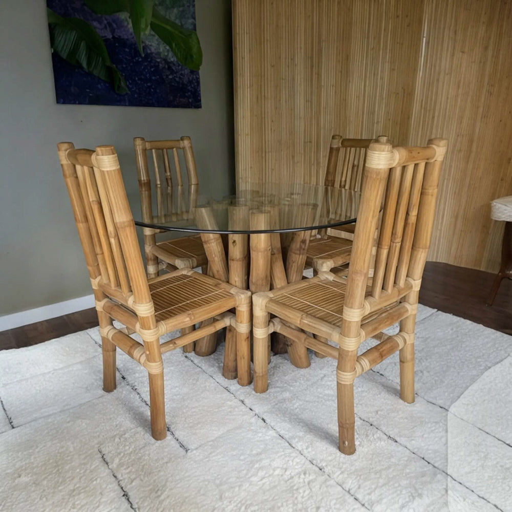 ECO BAMBO Bamboo Chairs Bamboo Table And Chair are Versatile Solution for every home