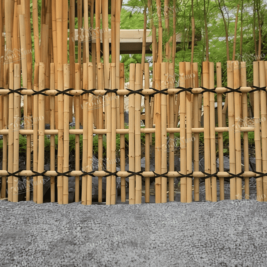 ECO BAMBO Bamboo Fence Bamboo Fence and beautifull boundaries for park and garden with Long-Term Durability