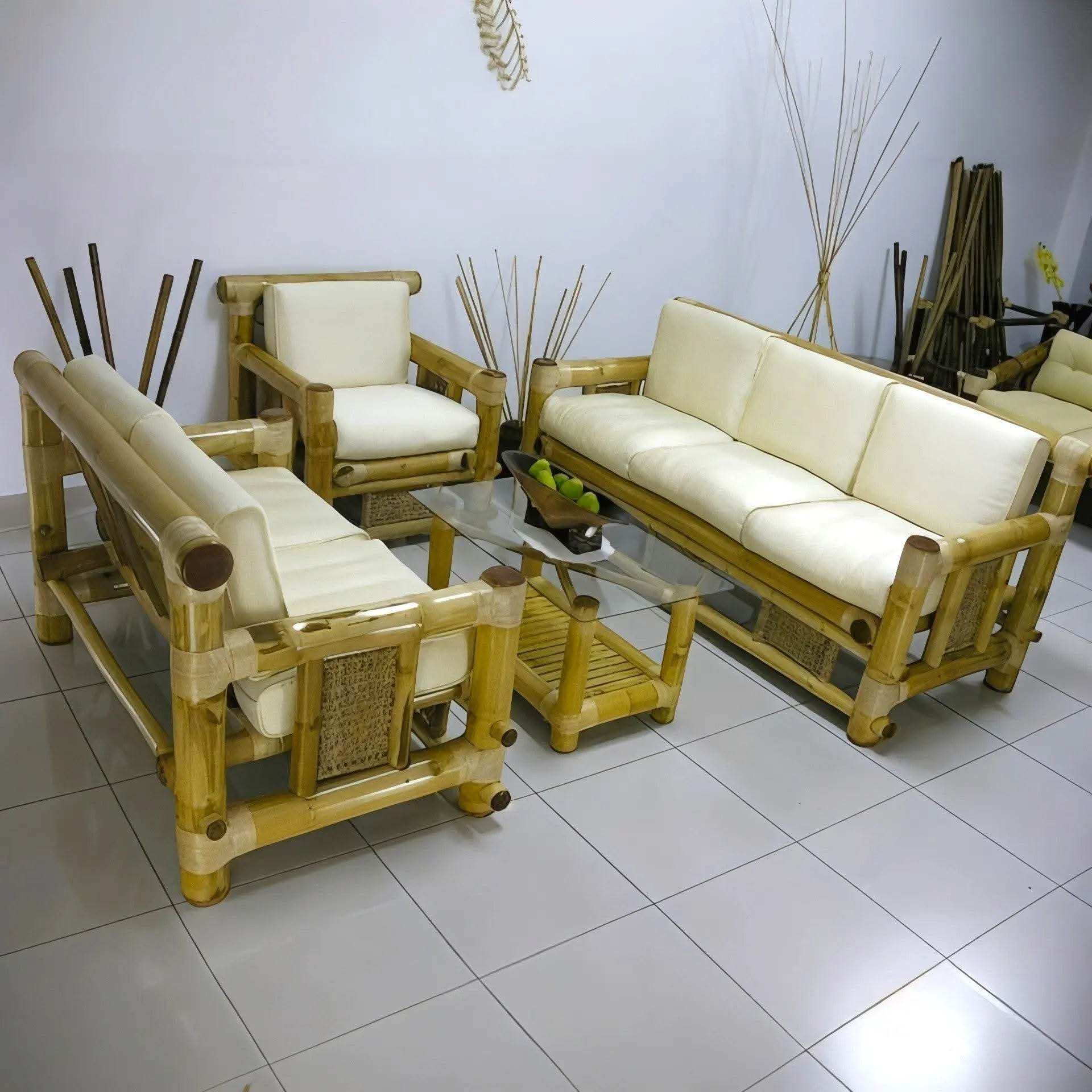 ECO BAMBO Bamboo Sofa Set Eco-Friendly Bamboo Sofa designs for Sustainable Living