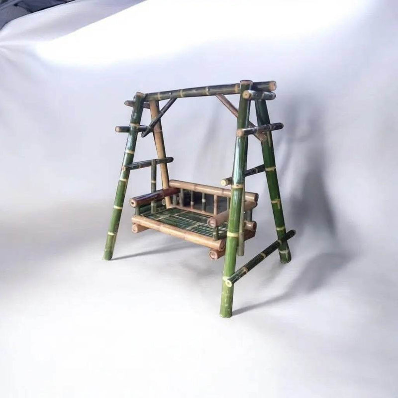 ECO BAMBO Bamboo swing Charming Bamboo Baby Swing – Cozy, Safe & Handcrafted