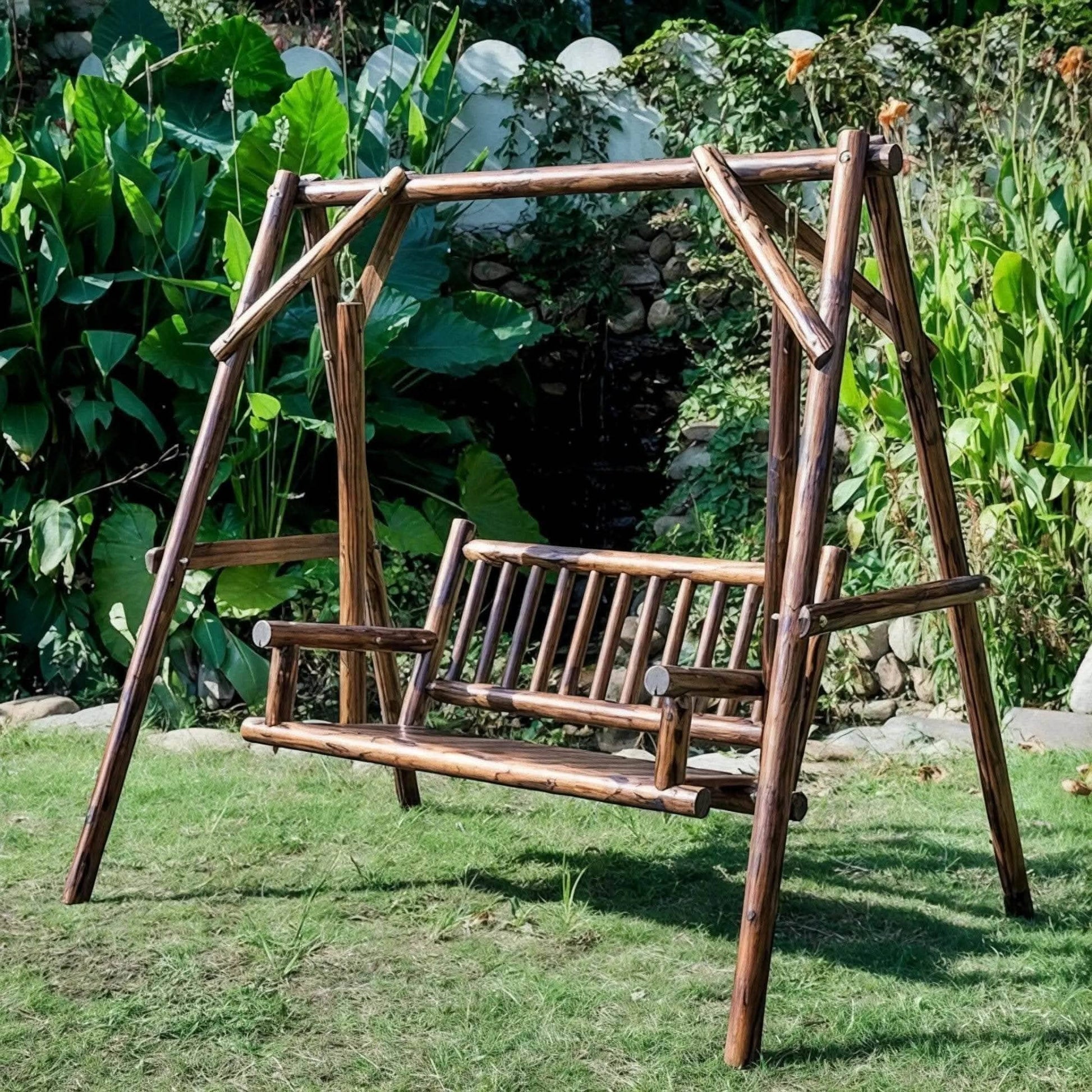 ECO BAMBO Bamboo swing Outdoor Bamboo Swing – Fun, Safe & Nature-Friendly
