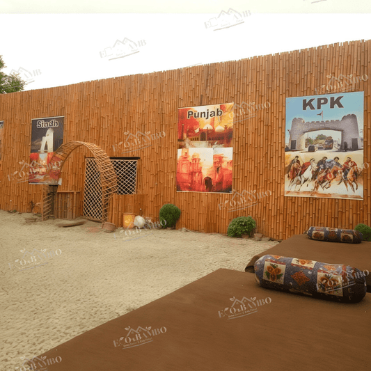 ECO BAMBO Bamboo Wall Bamboo Wall Panels for Villas with Long-Term Durability and Treatment