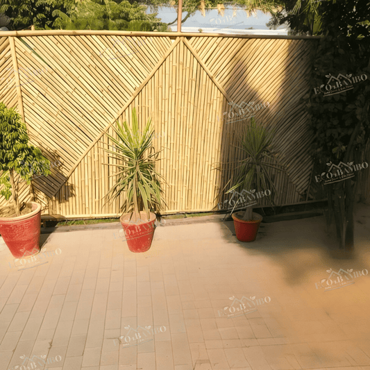 ECO BAMBO Bamboo Wall Eco-Friendly Bamboo Wall Accents for farmhouse & villas