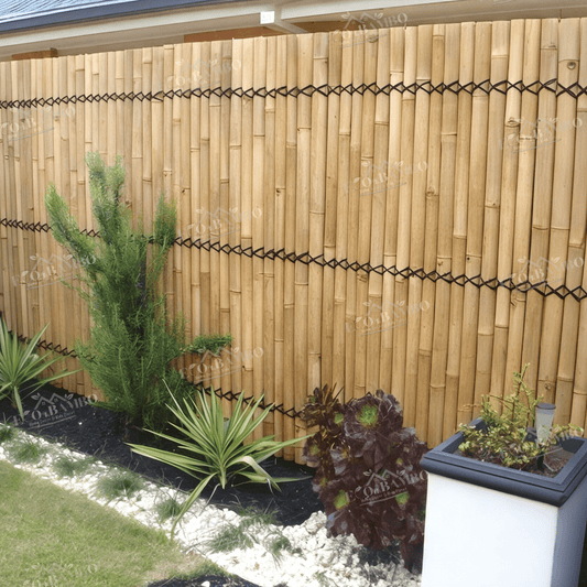 ECO BAMBO Bamboo Wall Handcrafted Bamboo Wall Accents for Elegant Living Spaces