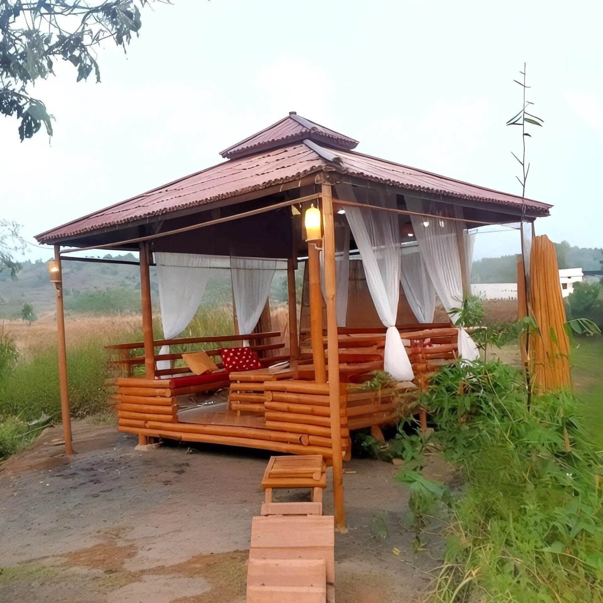 ECO BAMBO Gazebo Premium Bamboo Gazebo with Comfort and Style