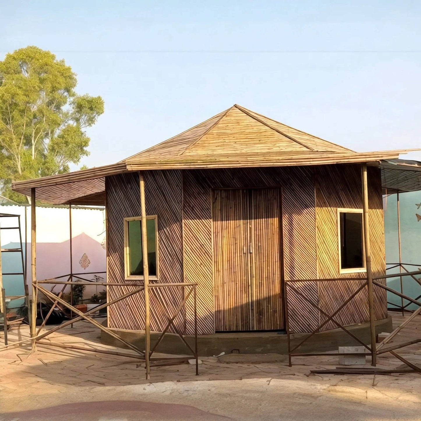 ECO BAMBO House Traditional Bamboo House easy on pocket