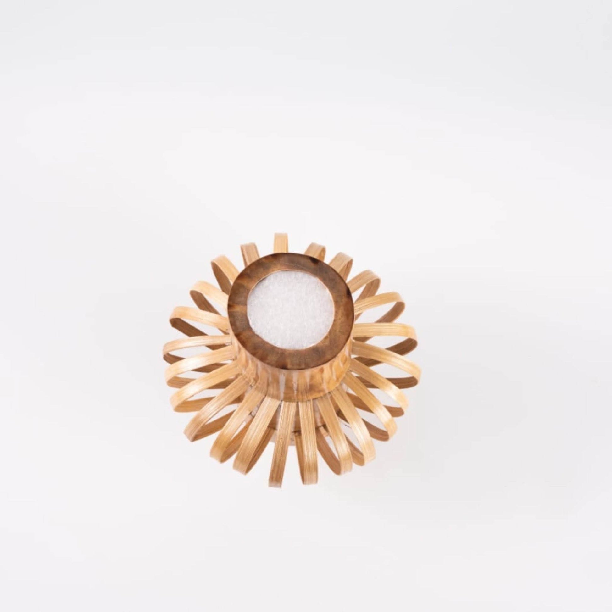 ECO BAMBO Small Bamboo Flower Pot Small Bamboo Flower Pot with Stand – Stylish  & Indoor Artificial Pot