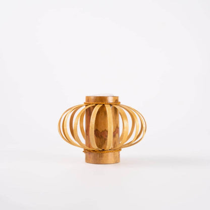 ECO BAMBO Small Bamboo Flower Pot Small Bamboo Flower Pot with Stand – Stylish  & Indoor Artificial Pot