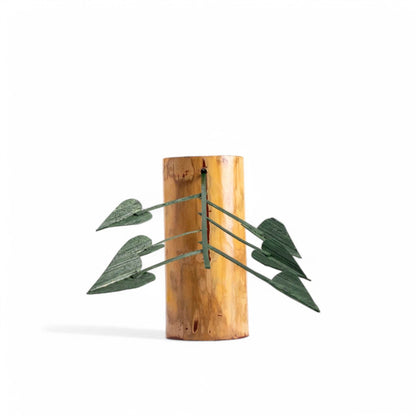 ECO BAMBO Small Bamboo Hanging Wall Green Small Bamboo Hanging with Stand – Stylish Home Wall Art Décor