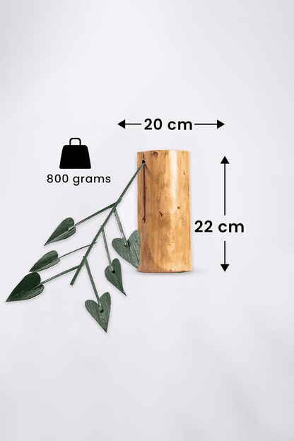 ECO BAMBO Small Bamboo Hanging Wall Small Bamboo Hanging with Stand – Stylish Home Wall Art Décor