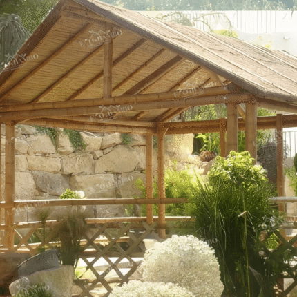 Eco-friendly bamboo advance car parking shade