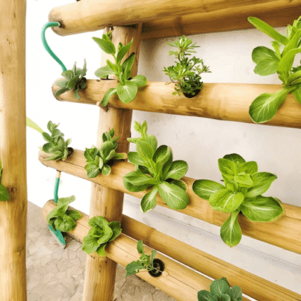 Eco-Friendly Bamboo Outdoor Plant Stands – Stylish