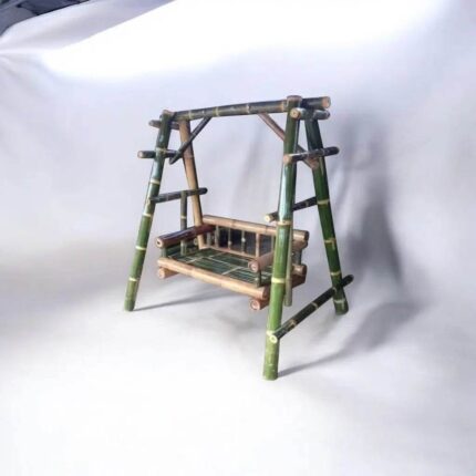 Charming Bamboo Baby Swing – Cozy, Safe & Handcrafted
