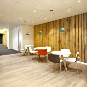 Durable Bamboo Wall Covering for Restaurants with 10-15 Years Lifespan