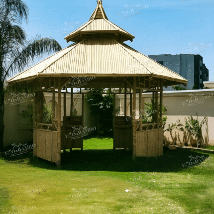 Stylish Bamboo Gazebo for Outdoor Family Gatherings new desing