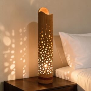 Handcrafted Bamboo Galaxy Table Lamp | Decorative Indoor LED Lamp