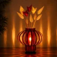 Product-10-Handcrafted Small Bamboo Flower Vase Lamp _ Decorative Small Table Lamp with Bamboo Flowers - Eco bam_result