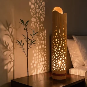Handcrafted Bamboo Galaxy Table Lamp | Decorative Indoor LED Lamp